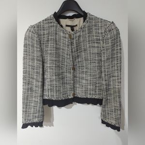 Hugo boss tweed and silk blazer
